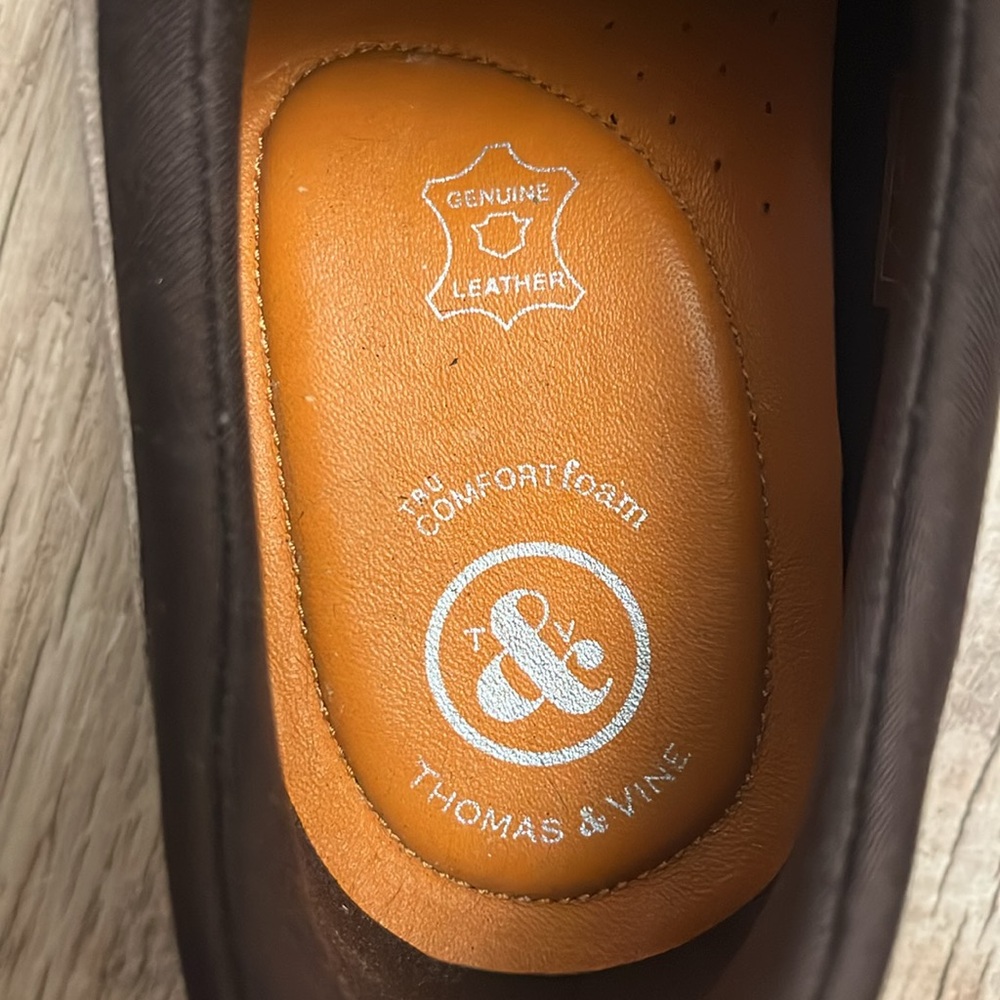 Thomas & Vine Gray Suede Men's Shoes - Picture 6 of 6
